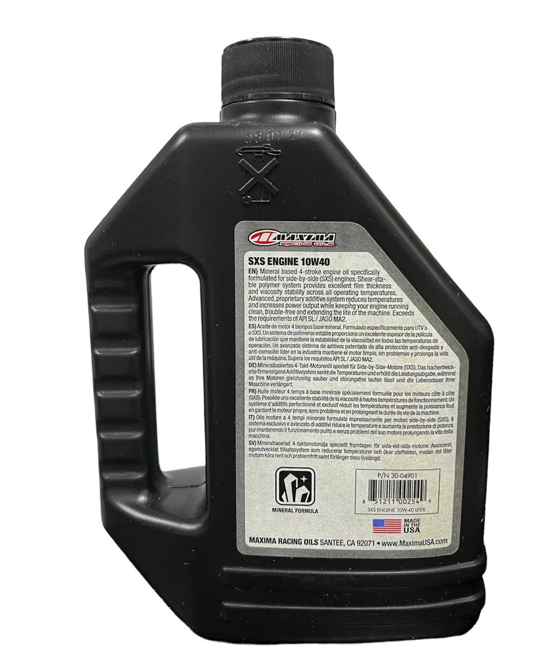 ACEITE MINERAL SIDE BY SIDE MAXIMA SXS PREMIUM 10W40 - Imagen 2